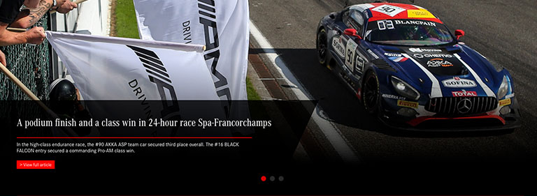 Mercedes-AMG Customer Racing congratulates Mercedes #90