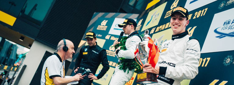 Podium at the FIA GT WORLD CUP in MACAU