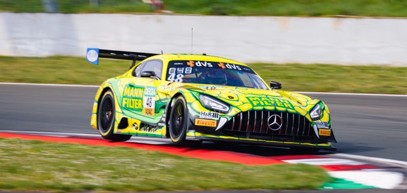 MARCIELLO ON THE PODIUM IN THE FIRST RACE OF THE ADAC GT MASTERS