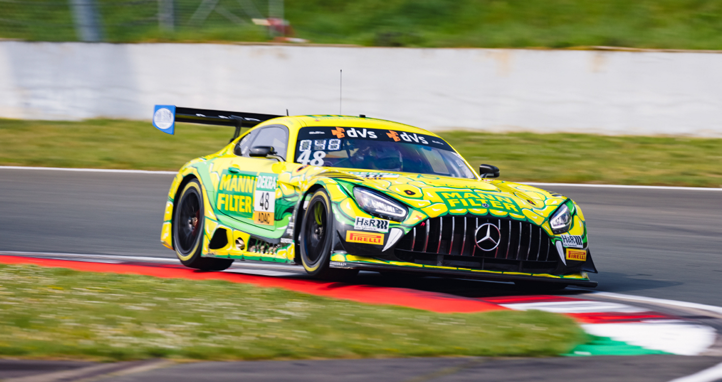 MARCIELLO ON THE PODIUM IN THE FIRST RACE OF THE ADAC GT MASTERS