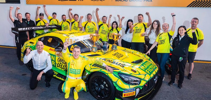 MARCIELLO TRIUMPHS AT MACAU'S FIA GT WORLD CUP